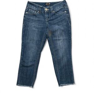 Seven7 blue cropped denim jeans jeans size 2